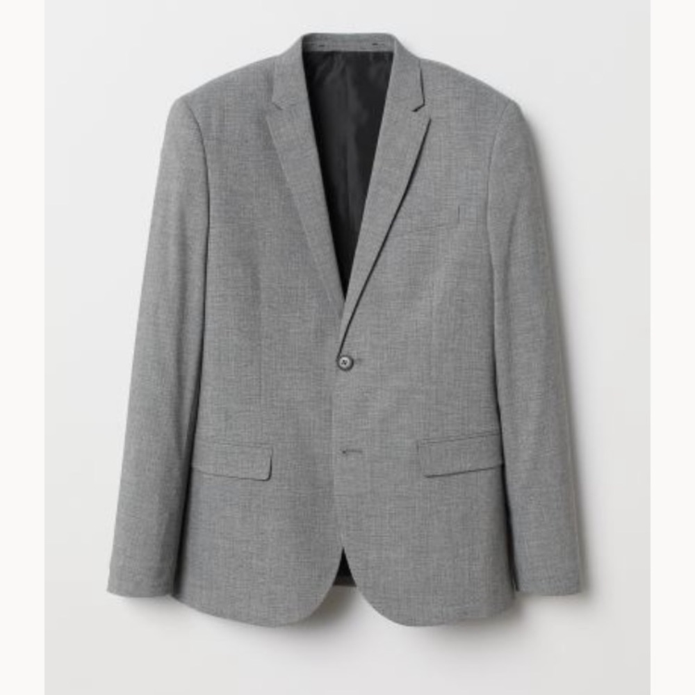 H&M light grey blazer. Men’s size 40R skinny.